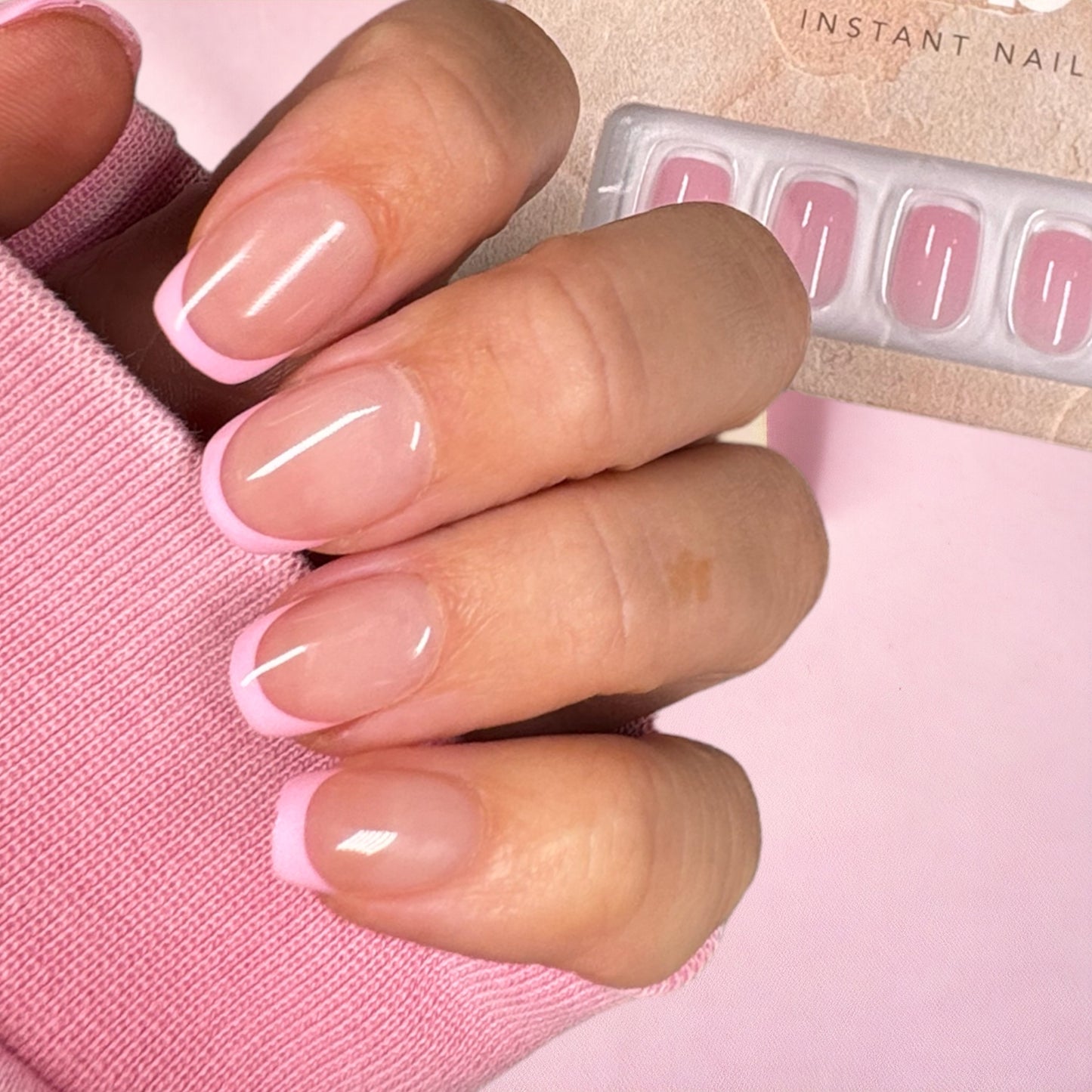 Pink Baby French Tips